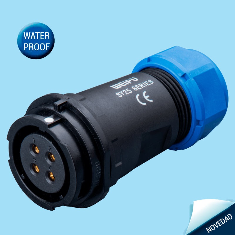 SY2511C/S | In-line cable connector | Weipu SY25