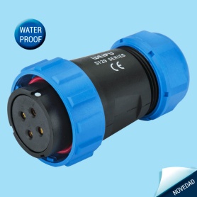 SY2910/S | Cable connector en CENVALSA. Nylon series with bayonet coupling.
