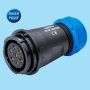 SY2911C/S | In-line cable connector en CENVALSA. Nylon series with bayonet coupling.