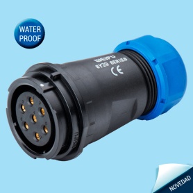 SY2911C/P | In-line cable connector en CENVALSA. Nylon series with bayonet coupling.