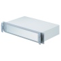 M5619225 / UNIMET 19″ Caja de aluminio para electrónica, 2Ux280mm