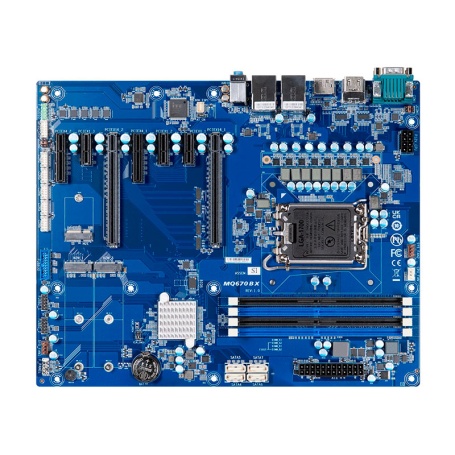 ATX-Q670B / ATX with Intel® Q670 Chipset, support 14th/13th/12th Generation Intel® Core™ Processors, Dual channel DDR5 memory