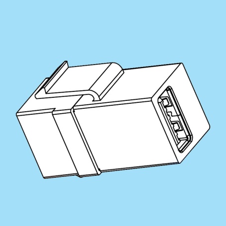 5599 / Prolongador USB 2.0 para panel