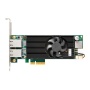 PCIe-PoE572bt / Wide-temp 2-port 10GBASE-T Network Adapter with IEEE 802.3bt PoE++ frame grabber card