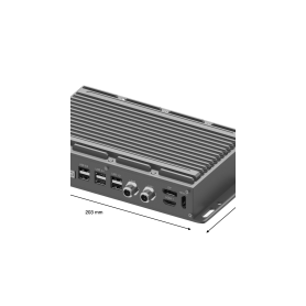 CEVA RVP-X1, Ultra-Slim M12 LAN Wide Temperature Fanless Rugged Edge Computer