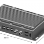 CEVA RVP-X1, Ultra-Slim M12 LAN Wide Temperature Fanless Rugged Edge Computer