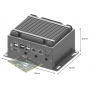 RVS-T1M, ENBIK Ultra-Mini Palm size MXM GPU Edge AI Computer