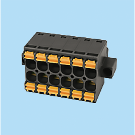 BC0161-01 / Twin plug - Socket pluggable d/ push-in - 5.00 mm
