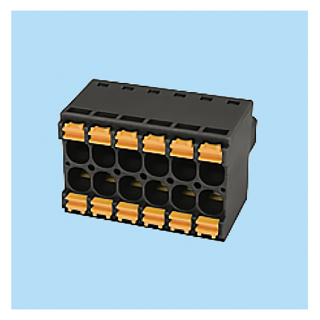 BC0161-03 / Twin plug - Socket pluggable d/ push-in - 5.00 mm