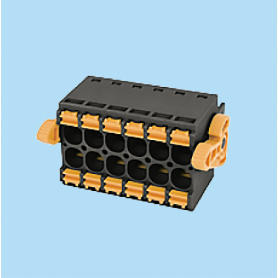 BC0161-04 / Twin plug - Socket pluggable d/ push-in - 5.00 mm