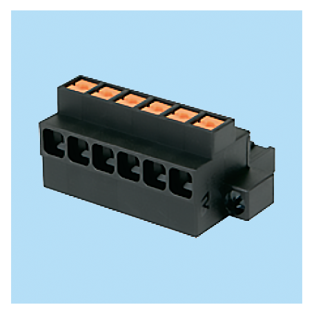 BC2ESVM / Plug for pluggable terminal block spring - 5.08 mm
