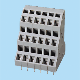 BCW3K500 / Screwless PCB terminal block Spring Clamp - 5.00 mm
