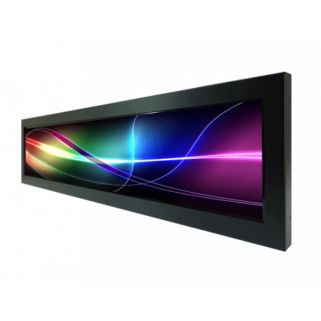 D280-S00-04/00 | Display 28” led Resizing 1920x357 – 19/3 con chasis. EN50155