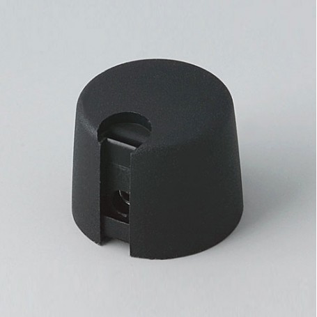 A1020049 / TOP-KNOBS 20 - PA 6 - nero - 20x16mm 4mm