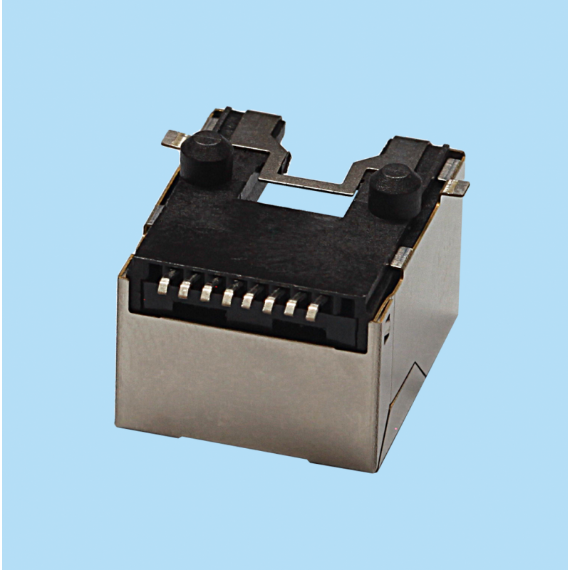 7649 / Jack telefónico FCC-68 Acodado [Bajo perfil - Apantallado - SMD]