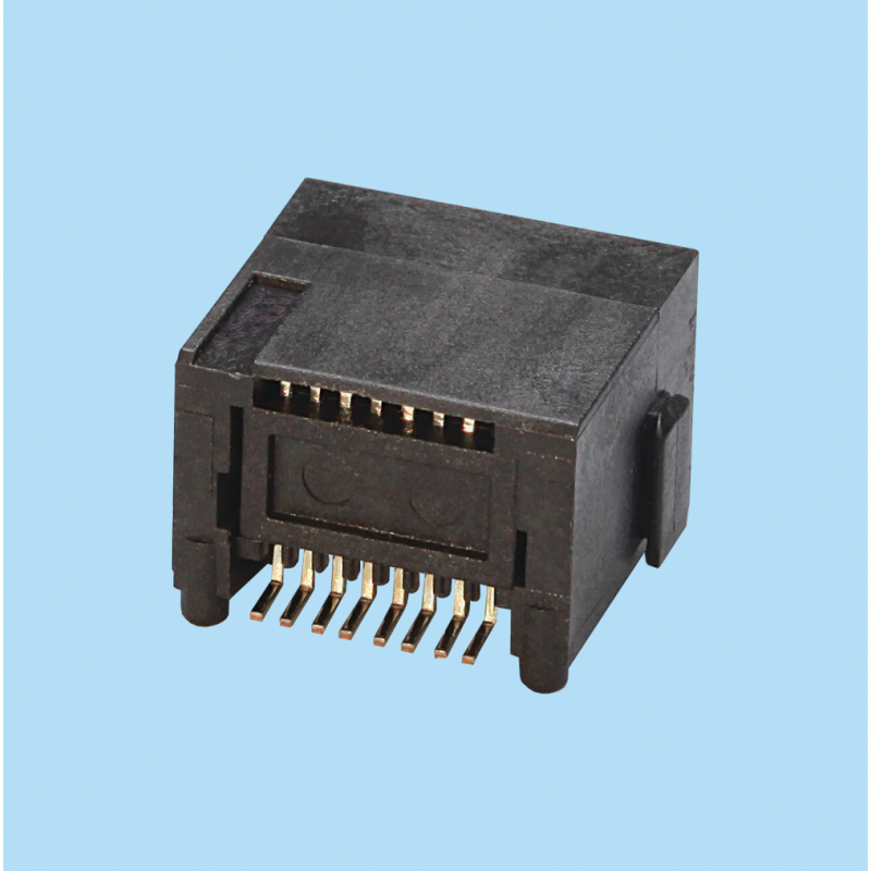 7661 / Jack telefónico FCC-68 Acodado [Bajo perfil - SMD]