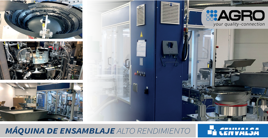 AGRO: Nueva máquina de ensamblaje de prensaestopas de alto rendimiento