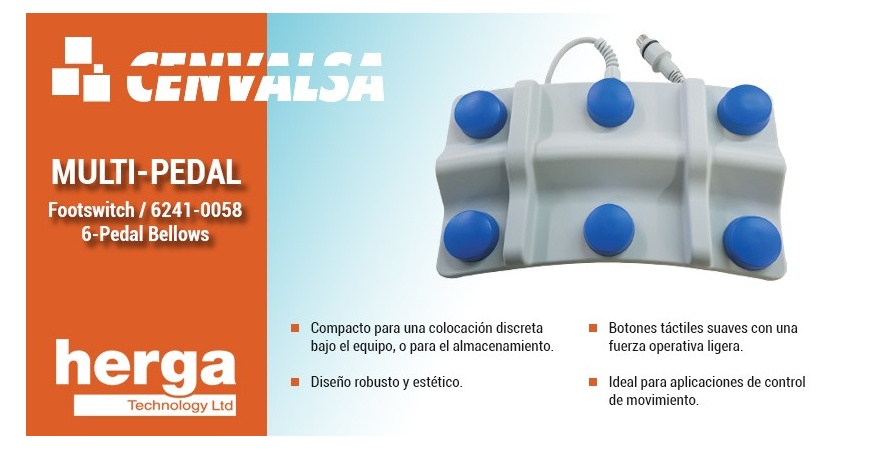 MULTI-PEDAL: Footswitch / 6241-0058 6-Pedal Bellows