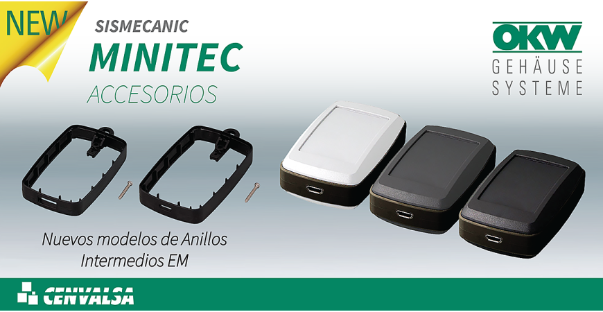 OKW: Nuevos accesorios para cajas MINITEC EM