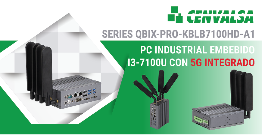 Nuevo PC Industrial Embebido con 5G