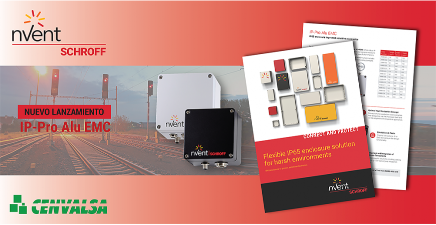 nVent SCHROFF: Nuevas Cajas IP65 para proteger la electrónica sensible