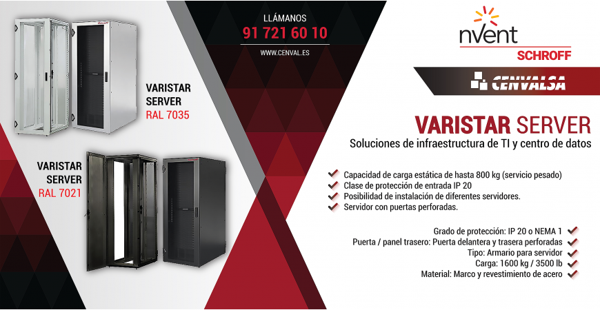 Nuevo VARISTAR SERVER: Soluciones para infraestructura de TI y centro de datos