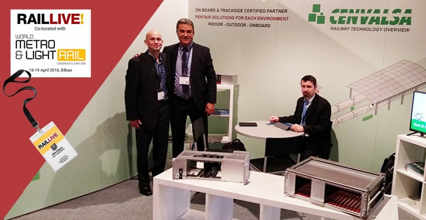 CENVALSA inaugura su stand en Rail Live (Bilbao)
