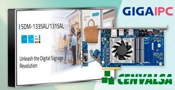 La señalización digital en GIGAIPC: SDM-1335L/1315AL