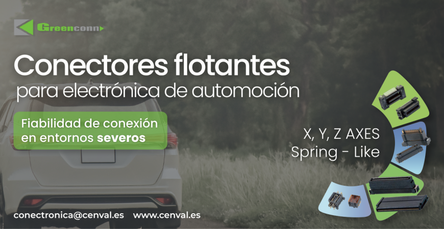 Conectores flotantes para evitar desalineaciones en PCB