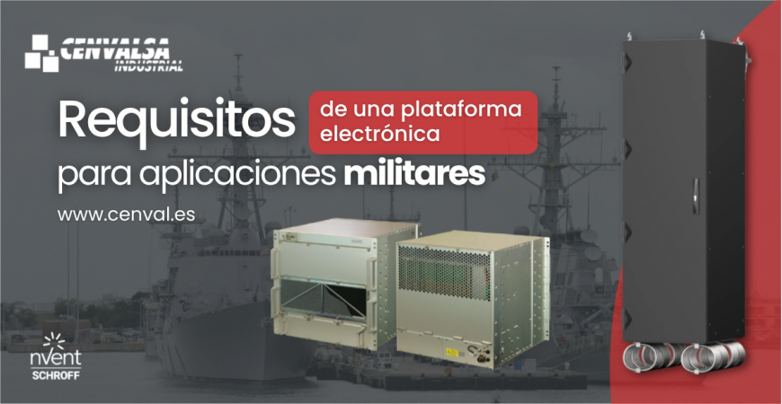 ¿Qué requisitos debe cumplir una plataforma electrónica militar? 