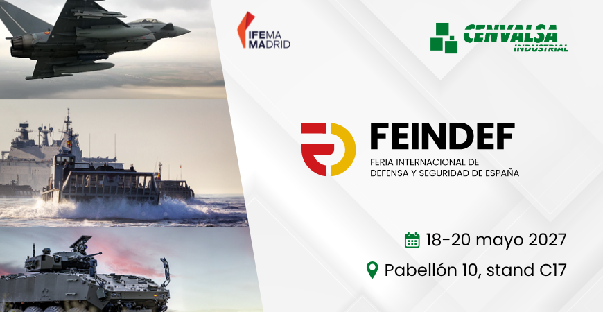 Cenvalsa Industrial participará en FEINDEF 2027