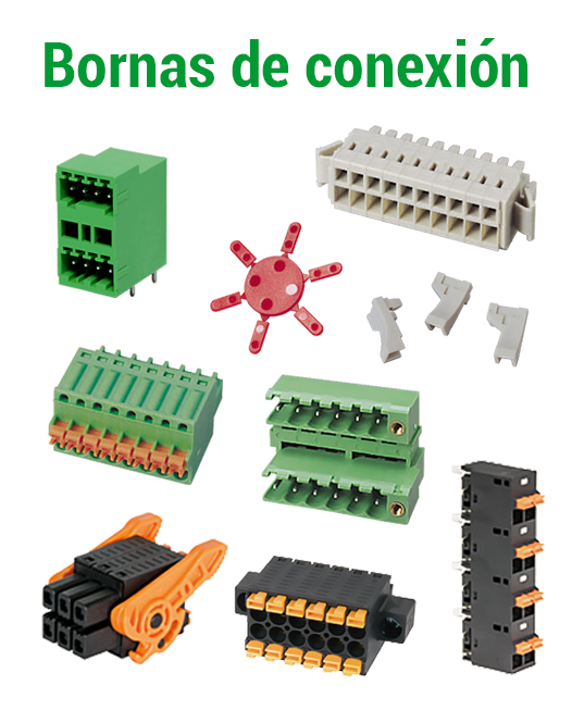 Bornas de conexión