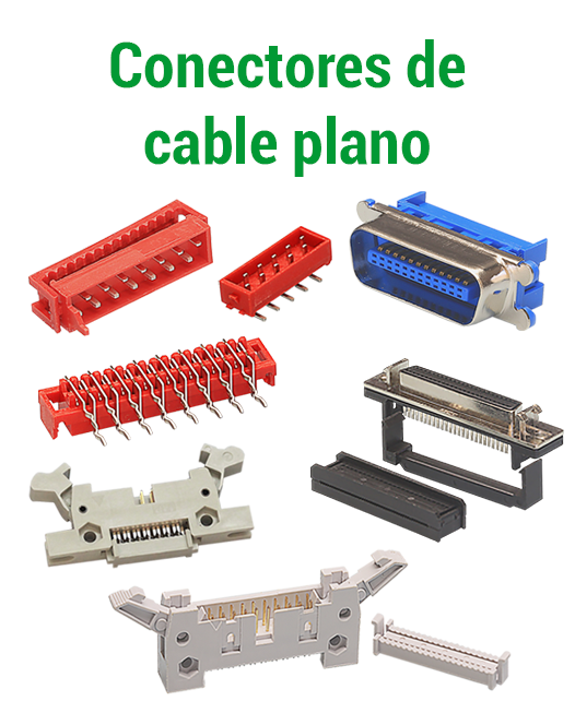 Conectores de cable plano