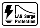 LAN surge protection