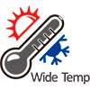Wide temperature