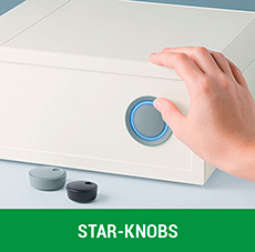 Botones giratorios Star-Knobs